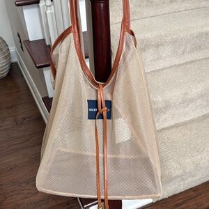 Parker Thatch Tan and Cognac Tokyo Shopper